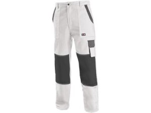 Pánské kalhoty CXS LUX JOSEF, bílo-šedé